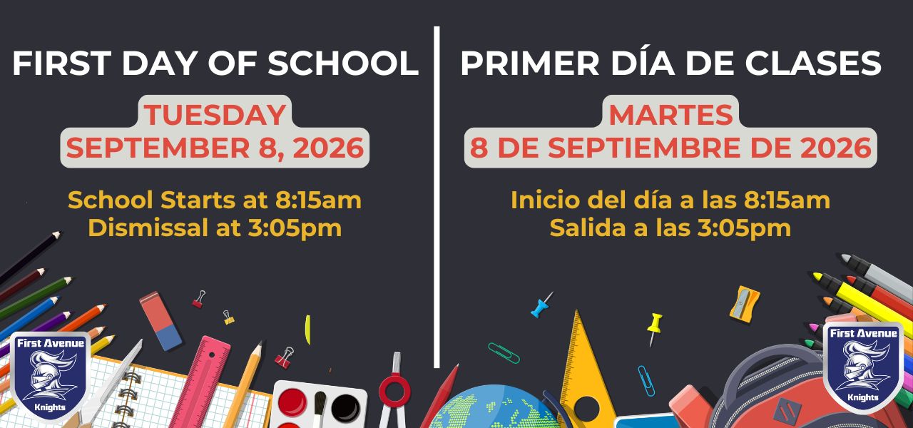 First Day of School 2026 for Website