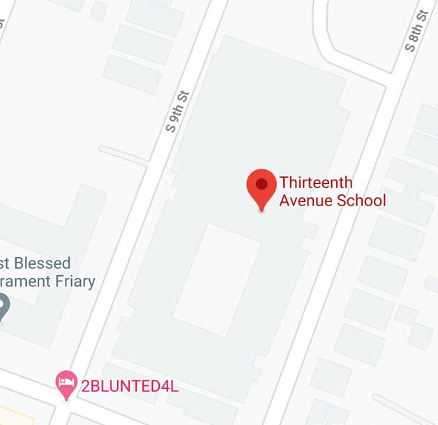 Google Map to Thirteenth Ave School