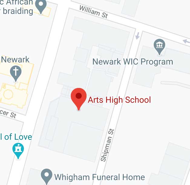 Google Map to Arts High