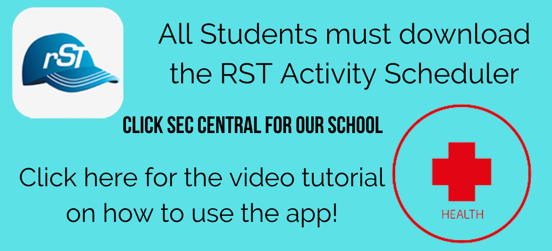 All Students must download the RST Activity Schedule