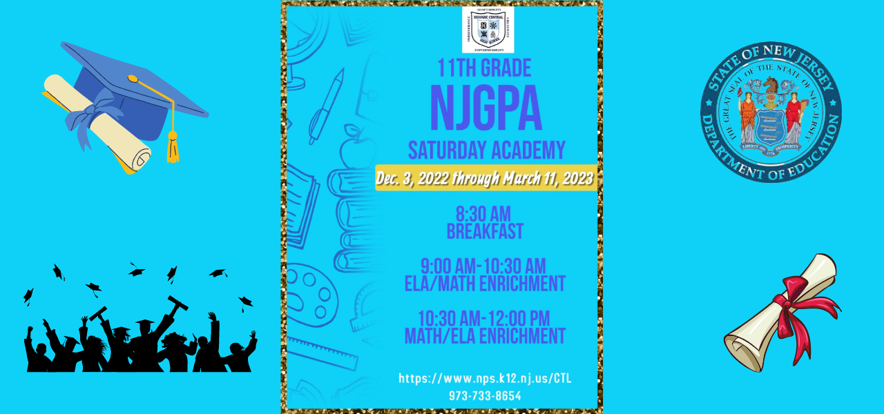 CHS 11th Grade NJGPA Saturday Academy 22-23