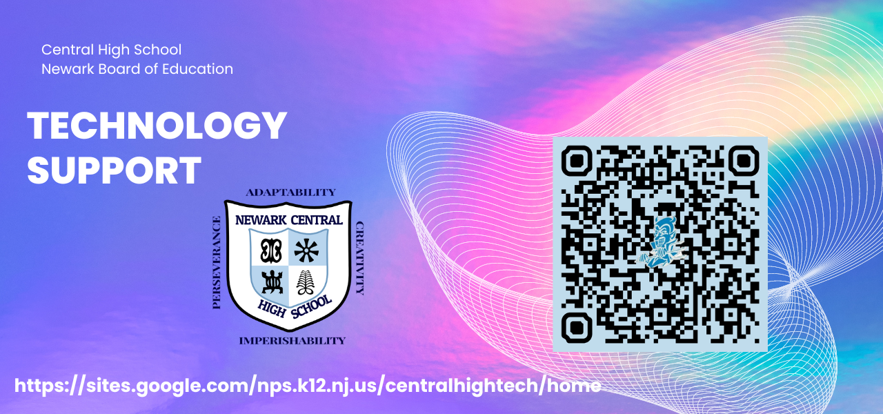 _CHS Tech Support – Blue Purple Futuristic Technology Linkedin Banner