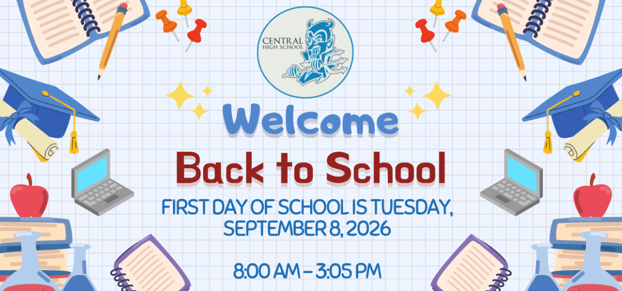 CHS Welcome Message High School Back to School Banner (1280 × 600 px)