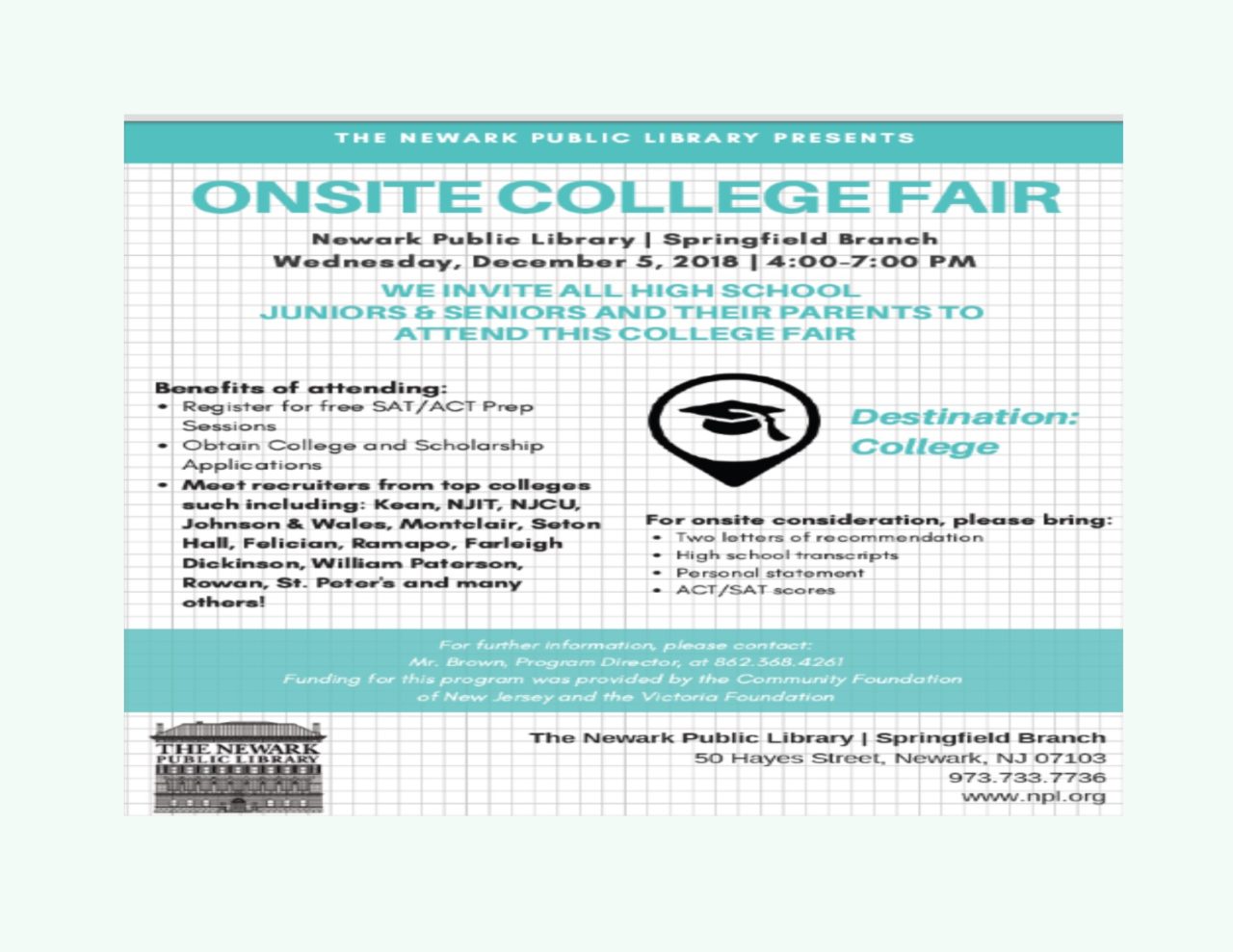 Onsite College Fair 2018 East Side High School