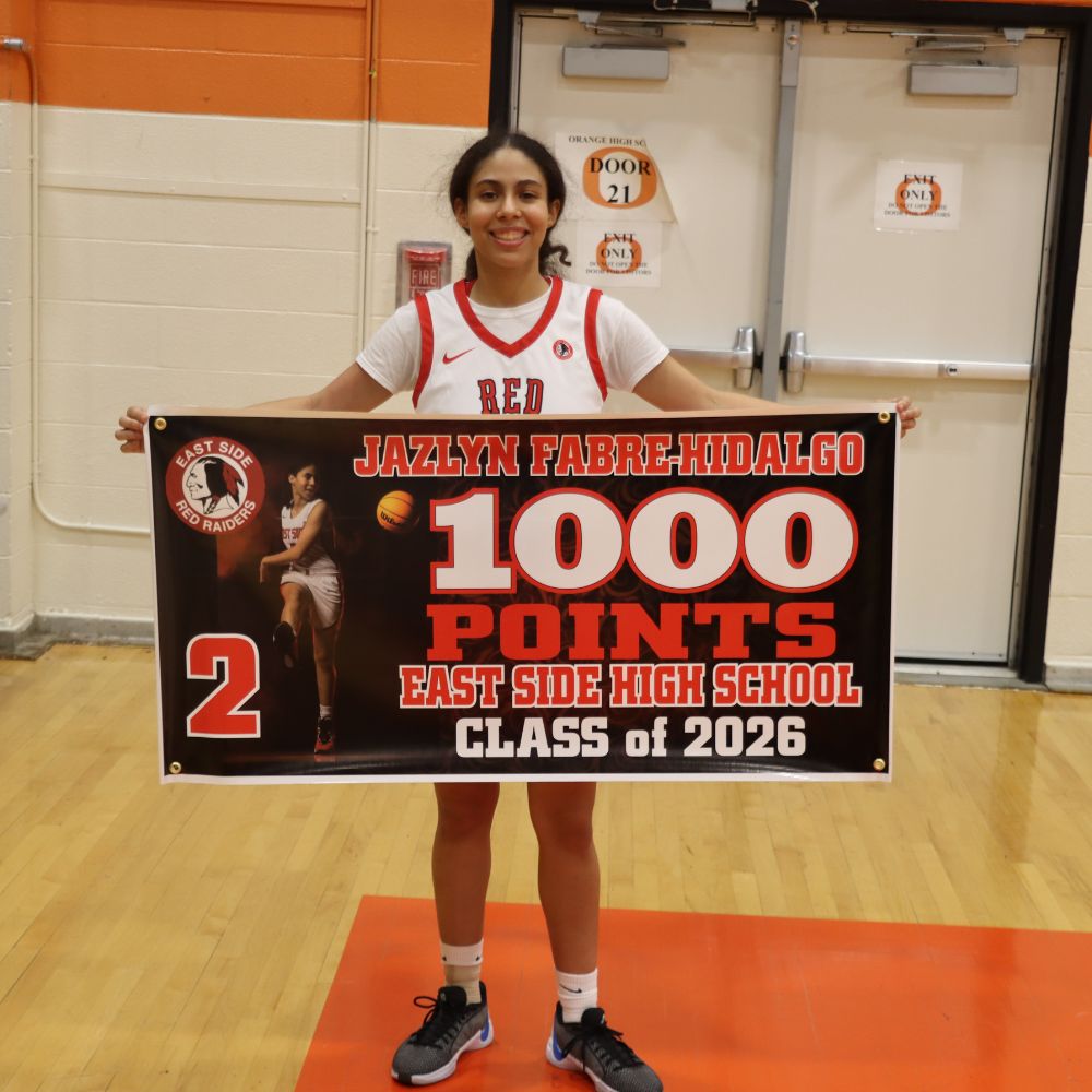 Jazlyn 1000 points in basketball