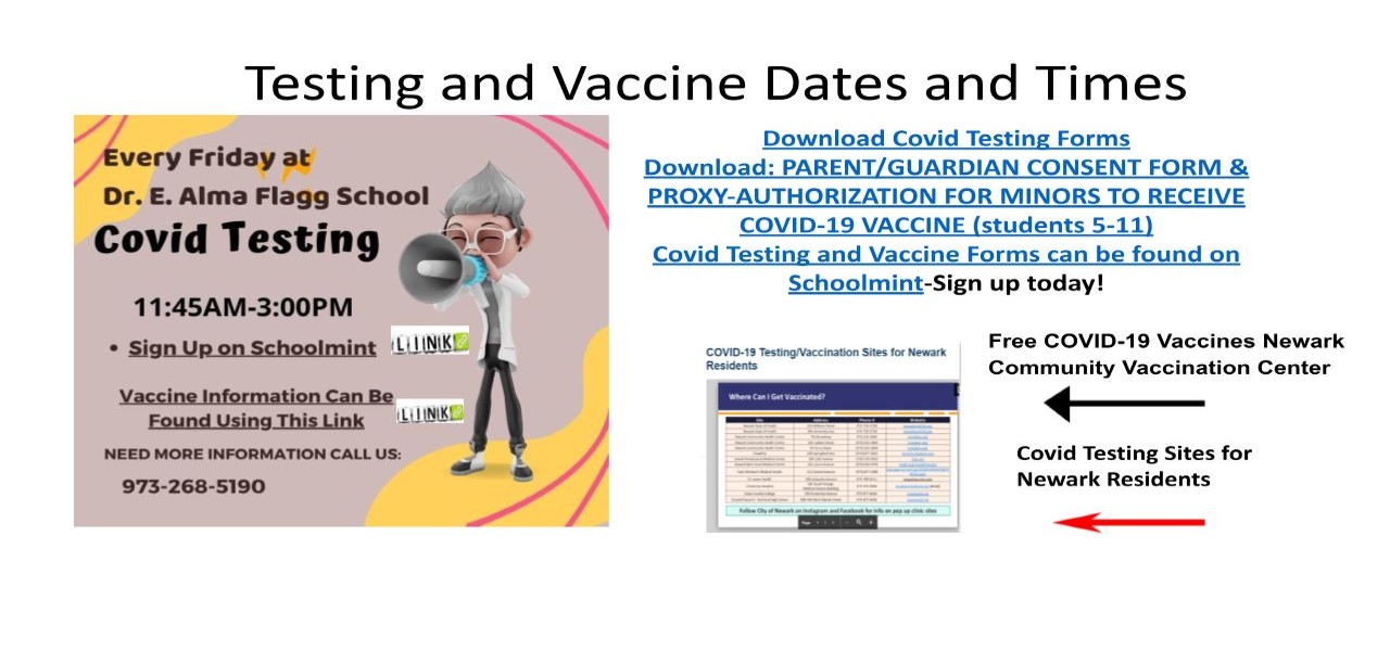testing and vaccine sites