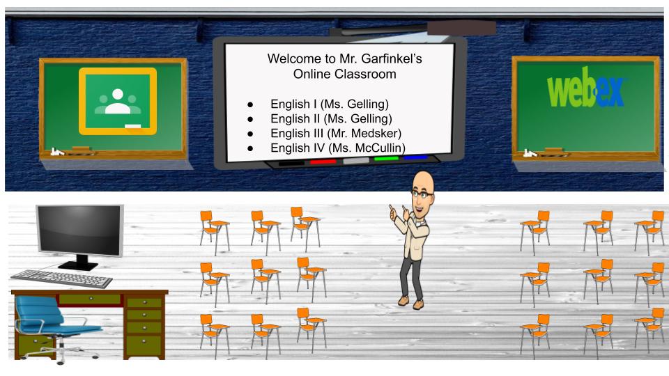 Mr. Garfinkel's Online Classroom