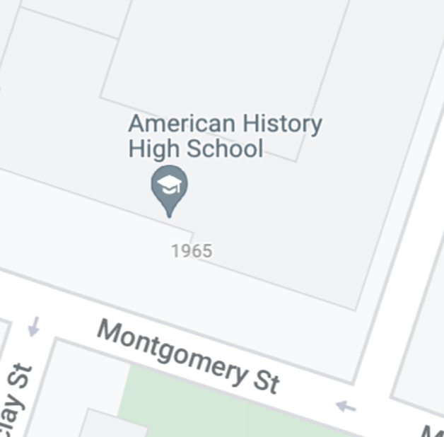 American History HS - Map