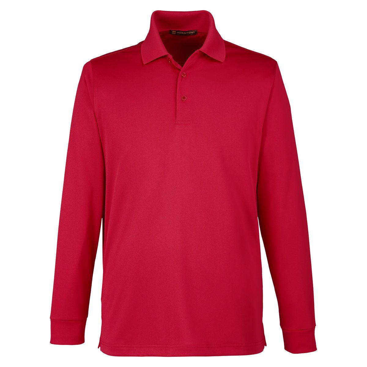 red polo long sleeve