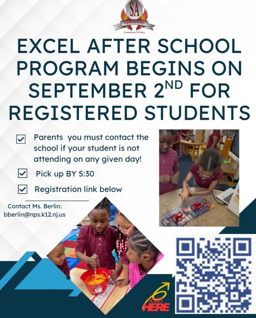 EXCEL Afterschool Program/Tutoring/Clubs/Sports - Speedway Avenue
