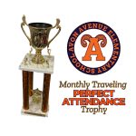 Avon Avenue School Monthly Traveling Perfect Attendance Trophy