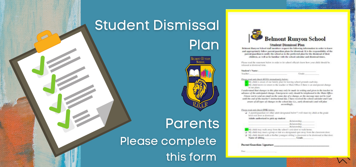 Student Dismissal Plan