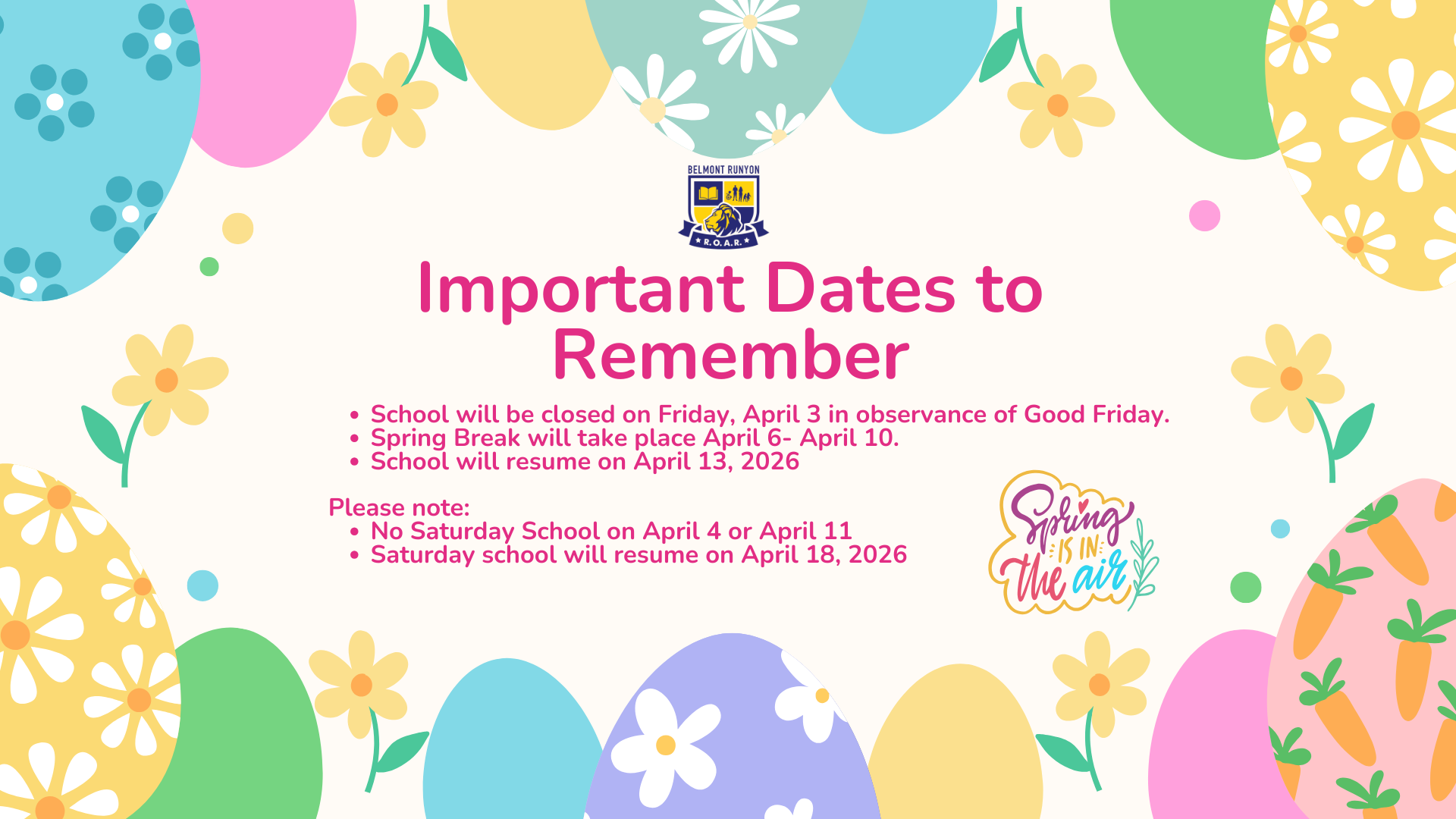 Thank you for a great day!