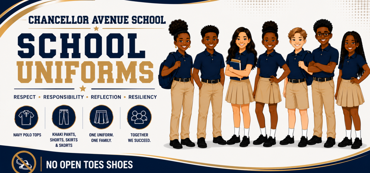 School uniform banner
