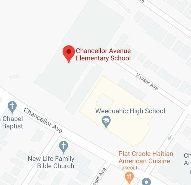 Google map to Chancellor Avenue School