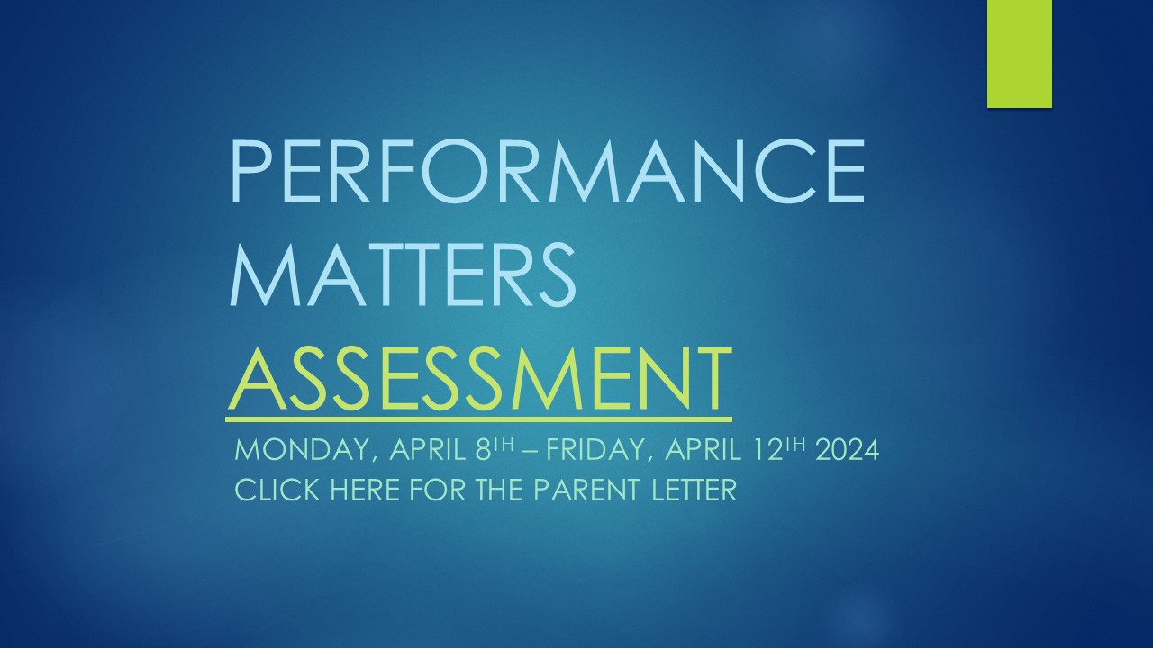 PERFORMANCE MATTERS ASSESSMENT for Web