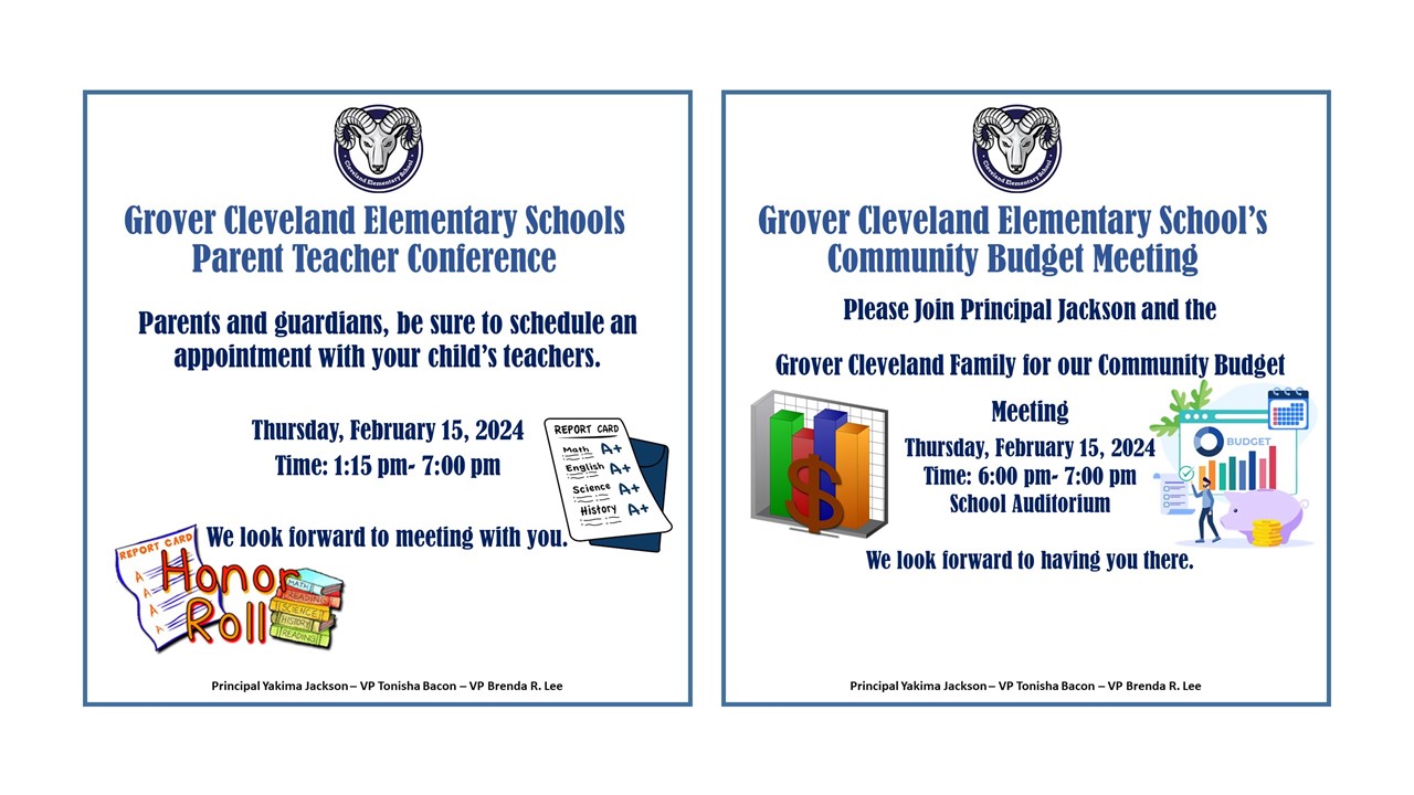 Parent Conference and School Budget 2-2024