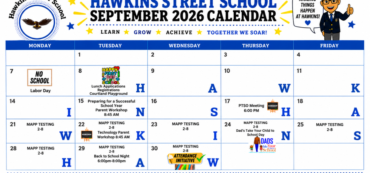 September Calendar 2026