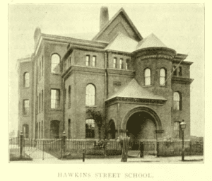 Hawkins Street Elementary historical photo