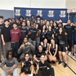 Newark Public Schools students who are participating in a pilot rowing program in partnership with Brick City Rowing.