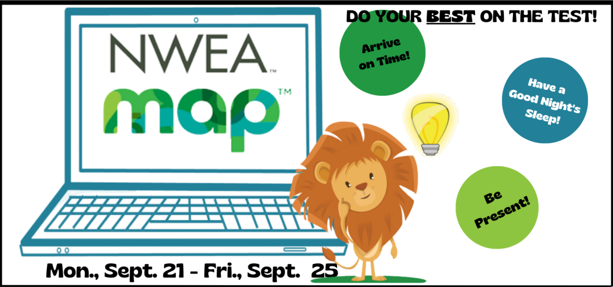 MAP Testing Sept 21 - Sept 25 2026