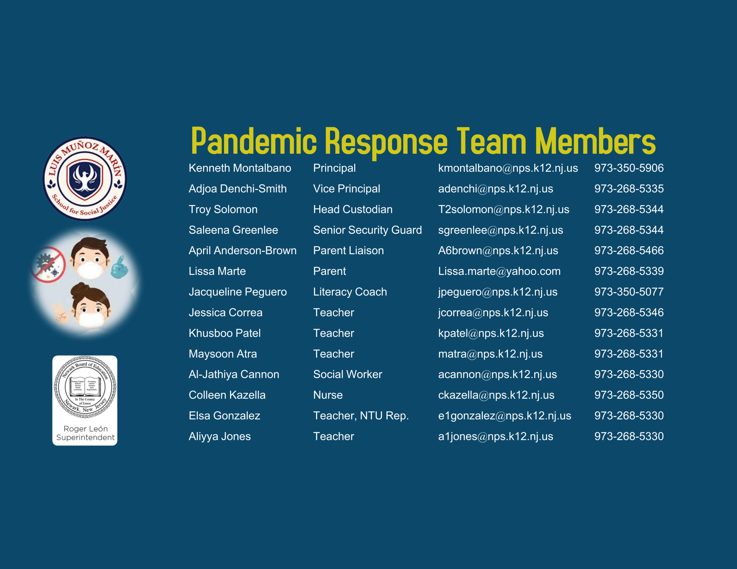 Pandemic Response members