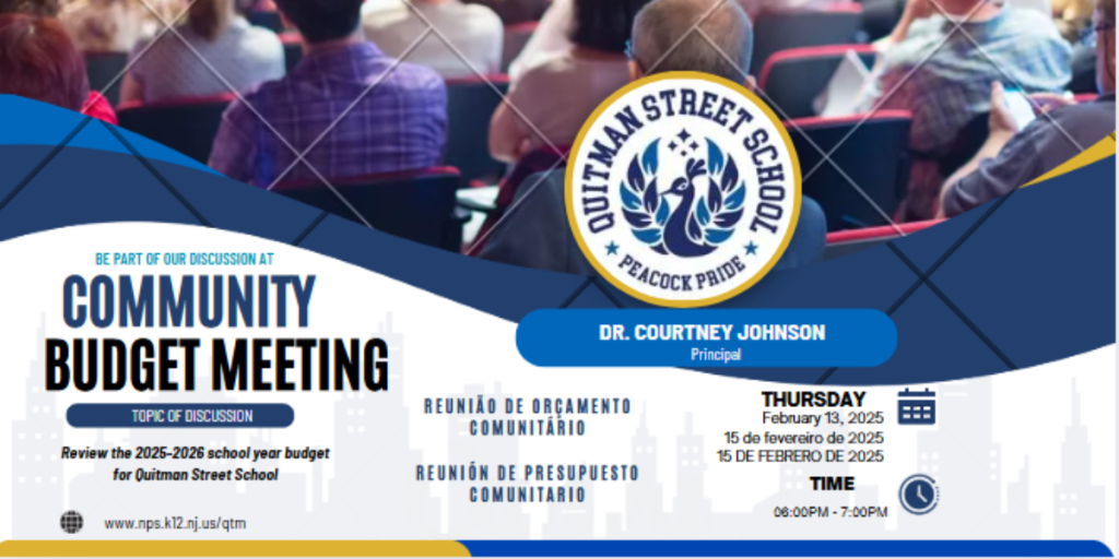 Community Budget Meeting - Quitman Street School