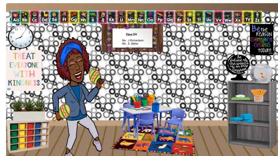 J. Richardson's Bitmoji Classroom