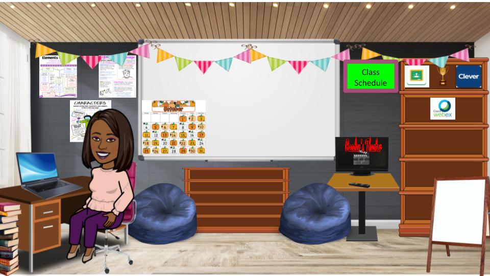 Ms. Battles' Bitmoji Classroom