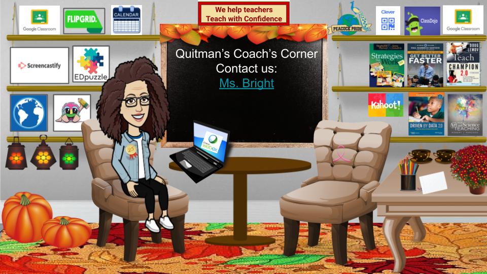 Ms. Bright Bitmoji Coaches