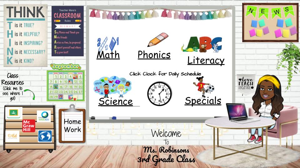 Ms. Robinson's 3rd Grade Class