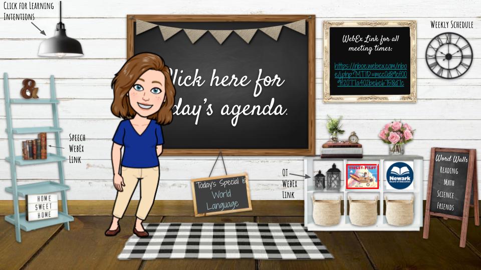 Ms. Vasquez Bitmoji Classroom