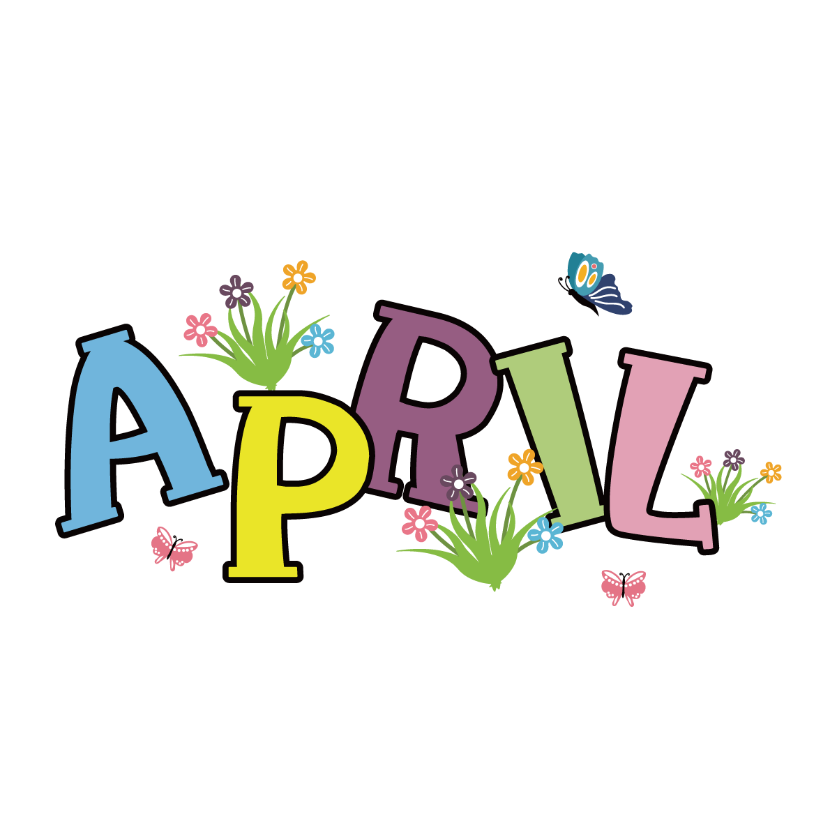 —Pngtree—flower grass decoration april clip_5947577