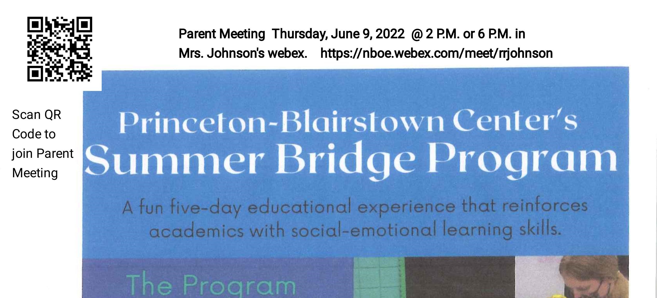 Summer Program Flyer for Parents FINAL