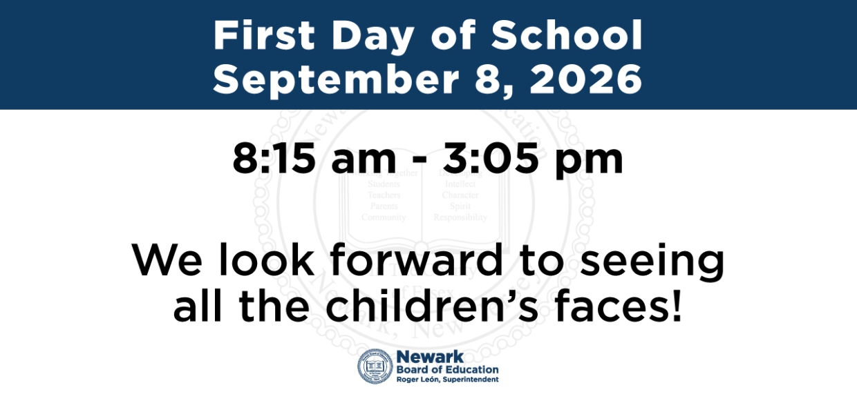 First Day of School: Seeptember 8, 2026