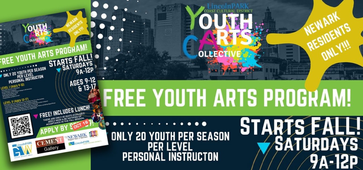 Free Youth Arts Program Starts on Saturdays in the Fall 9AM-12PM