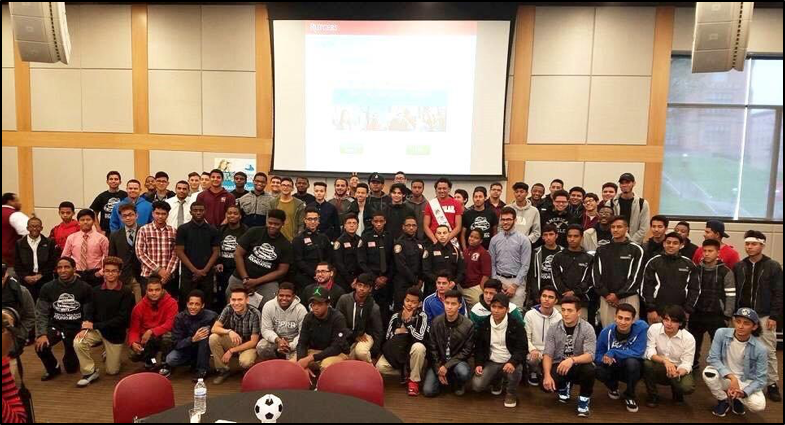 Over 100 Newark students participated in a variety of professional development workshops at the fourth annual Latino Youth Leadership Conference at Rutgers University Newark