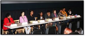 Panelists (listed below) speak with Newark’s high school-aged young women about their career experiences.