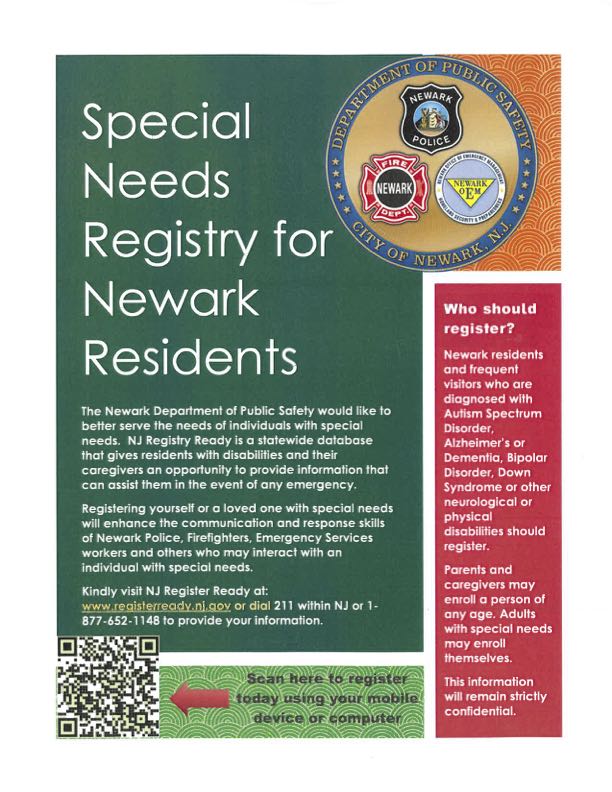 Special Needs Registry Flyer