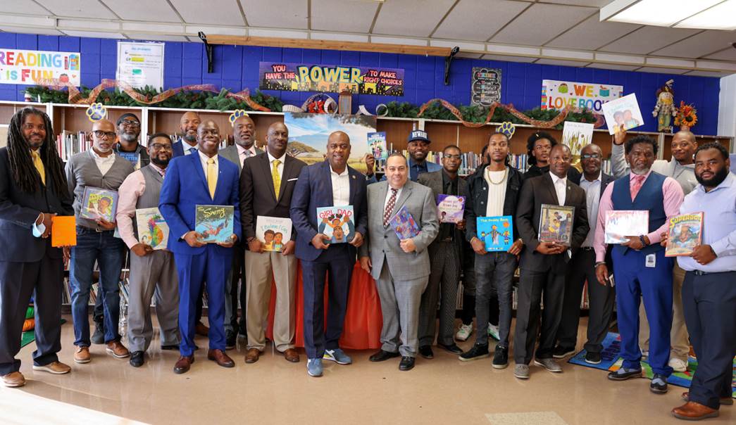 Black Men Read Day at Camden Elementary School