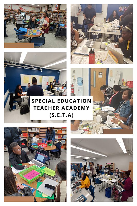 Special Education Teachers engage in hands-on learning with peers across the district