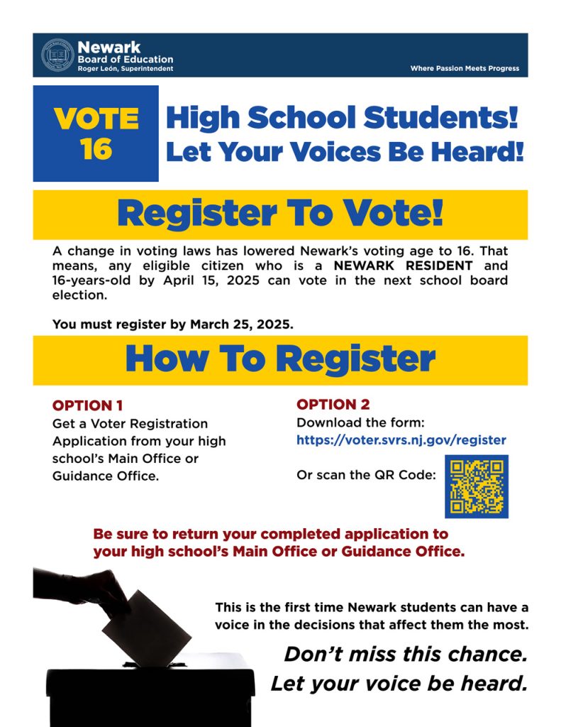 Vote 16 Vote 16 Registration Deadline
