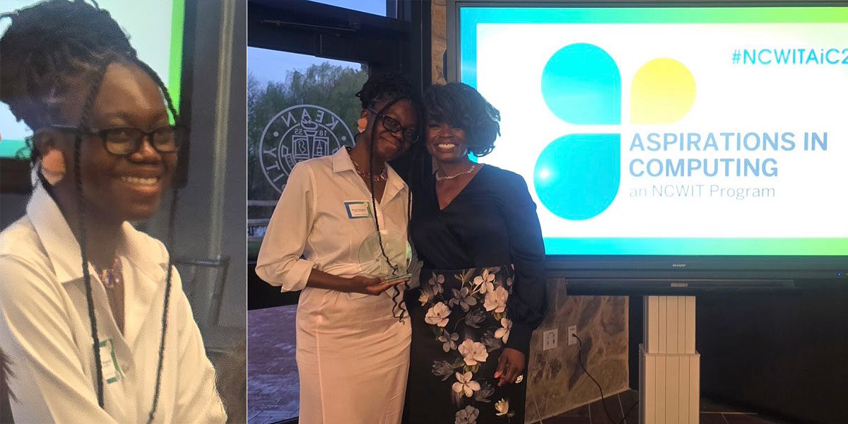 Photo 1: Sinclair Bangurah Photo 2: Sinclair Bangurah and her mother, Rochanda Jackson, Executive Director of the Office of Policy, Planning, Evaluation & Testing