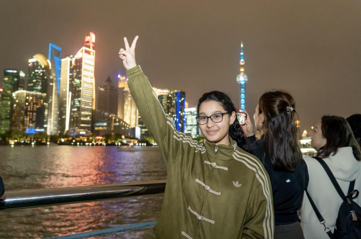 Tatiana Cintron on the Newark School of Global Studies trip to China.