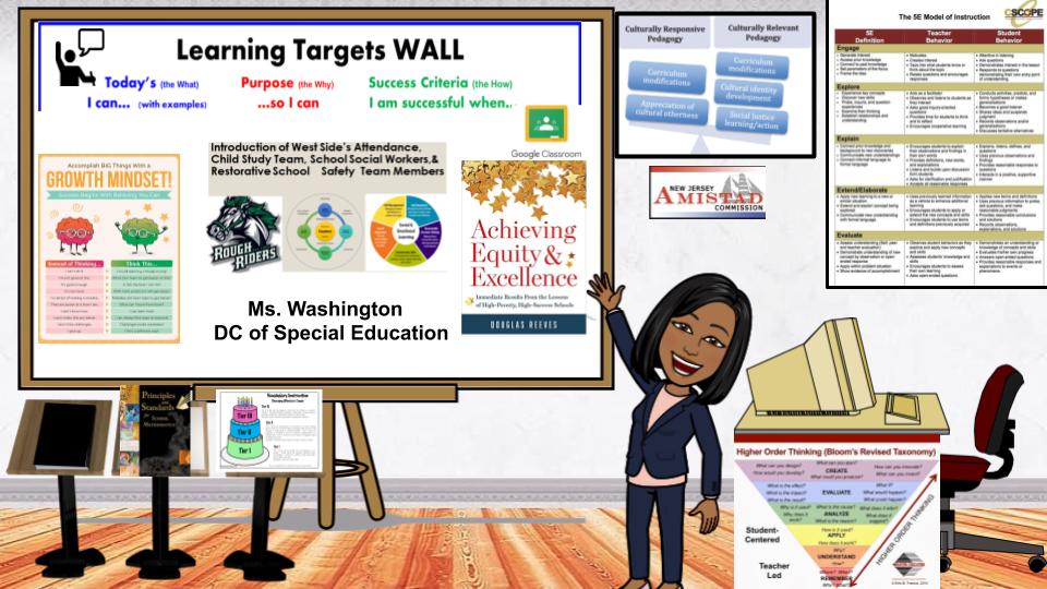 Ms Washington WSHS DC of SPED